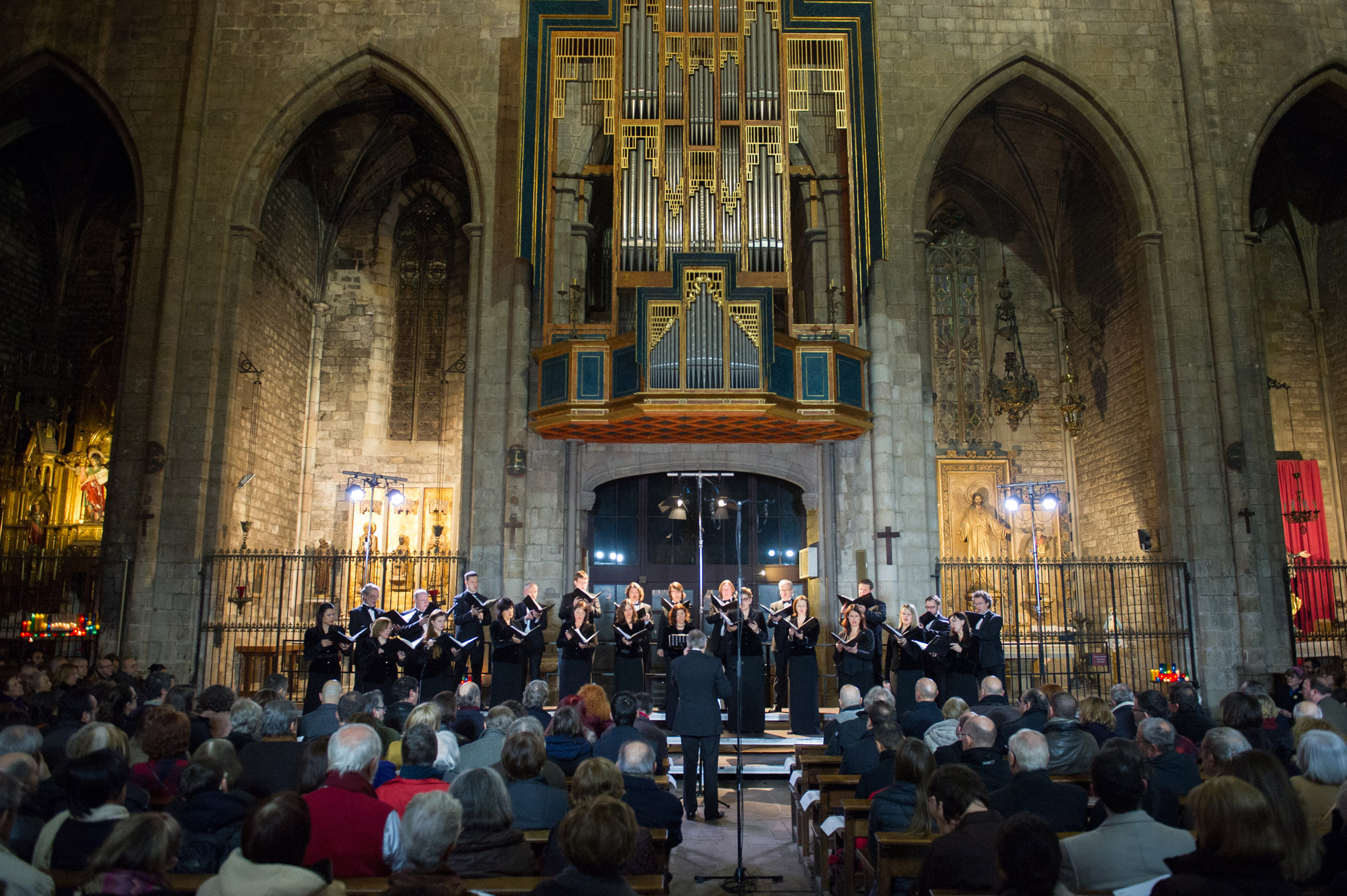 A concert in Santa Maria del Pi.