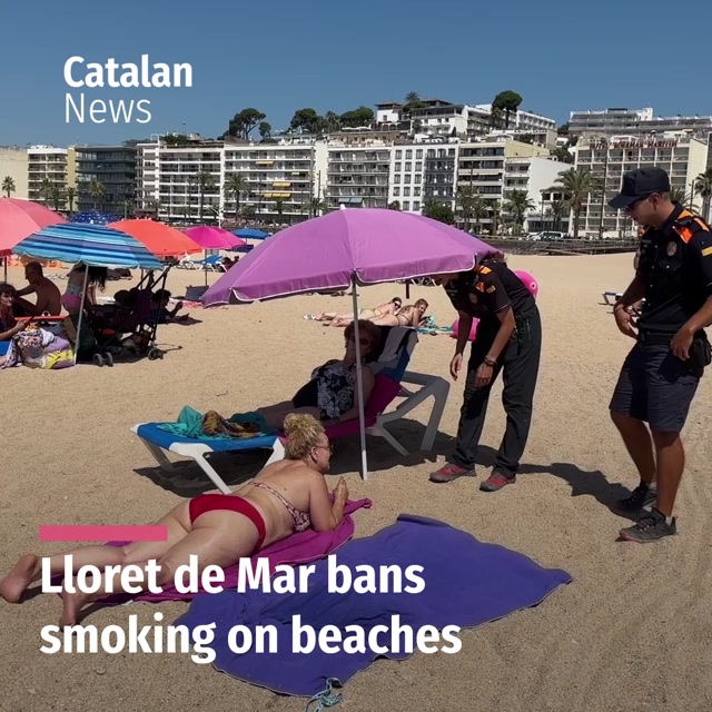 Lloret de Mar bans smoking on beaches ahead of summer season